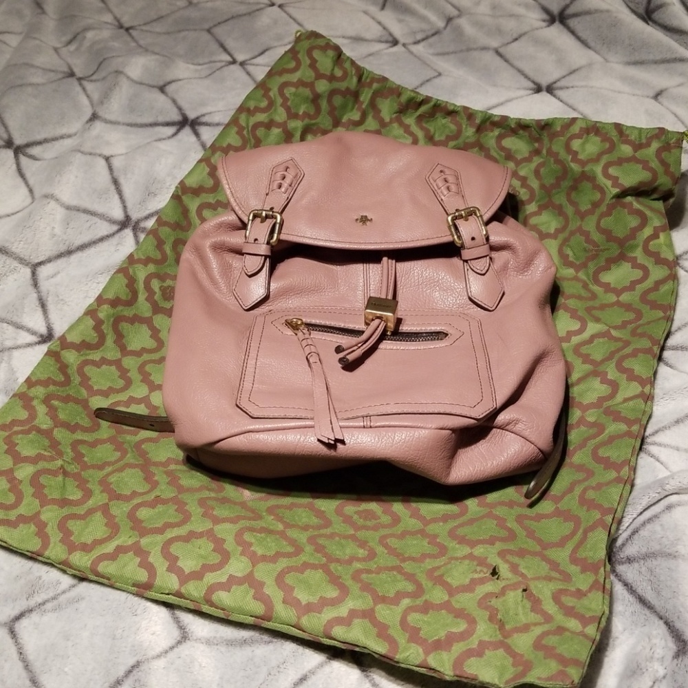 OrYany blush leather backpack bag